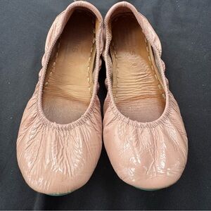 TIEKS Blush Patent Women's Ballet Flats 8